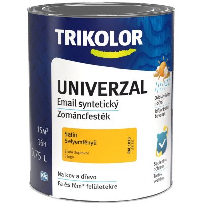 Trikolor Univerzal Email syntetický 0,75 l Antracitová šedá – Zbozi.Blesk.cz