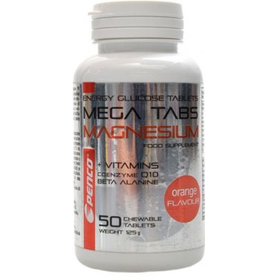 Penco Hořčíkové tablety Mega Tabs Magnesium 50 cucavých tablet – Hledejceny.cz
