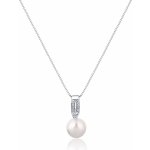 JwL Luxury Pearls Elegantní s pravou perlou a zirkony JL0748 – Zboží Dáma
