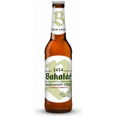 Bakalář 12 Rakovnický ležák sv. za stud.chmelený sv. 5,2% 0,33 l (sklo) – Hledejceny.cz