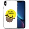 Pouzdro a kryt na mobilní telefon Apple PROTEMIO 29150 MY ART Ochranný kryt Apple iPhone XR Sloth (010)