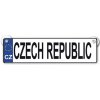 Žertovný předmět Originální SPZ cedulka Czech republic