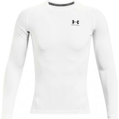 Under Armour pánské tričko HG Armour Comp LS bílé – Zboží Mobilmania