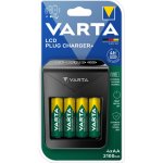 Varta LCD Plug Charger + 4x AA 2100mAh 57687101441 – Zboží Živě