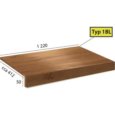 BRASED Ecoline Step 1BL 9564 Dub vita tmavý – Zboží Mobilmania