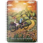 Bobo Kroužkový blok A5 Vydáme se na cestu a ona se nám ukáže linka 50 listů – Zboží Živě