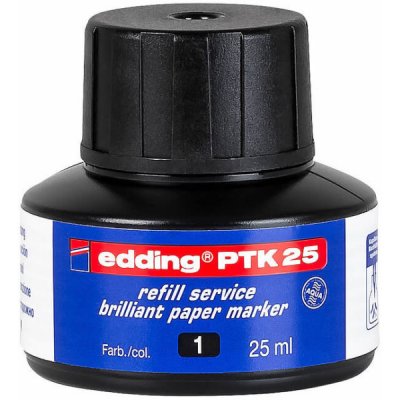 Edding PTK 25 náhradní inkoust pro popisovače na papír černá