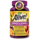 Natures Way Alive! gumový Multivitamin pro ženy s bórem, ovocem a zeleninou 60 gumáků – Hledejceny.cz