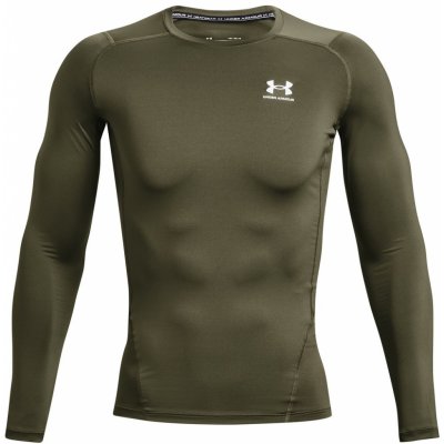 Under Armour pánské tréninkové tričko s dlouhým rukávem Ua HG Armour Comp LS marine od green/white – Zboží Mobilmania