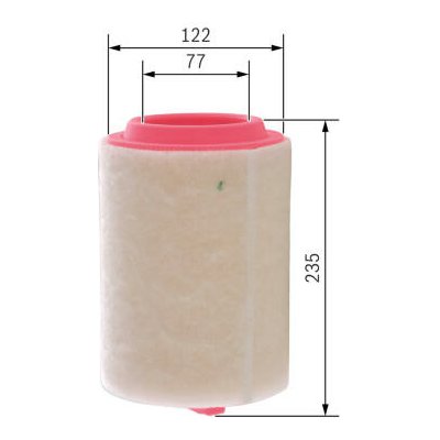 Vzduchový filtr BOSCH F 026 400 367 – Hledejceny.cz