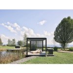 Biohort B489405 Stínící postranní lamely pro pergolu šedý křemen 4 – Hledejceny.cz