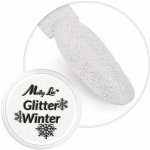 Jemný glitrový prach na nehty 1g Glitter Winter 08 krásně třpytivý holografický glitter – Hledejceny.cz