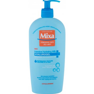 Mixa Intensive Care Dry Skin Hyalurogel intenzivní hydratační mléko 400 ml – Zboží Mobilmania