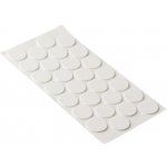 Walteco Protiskluzové podložky EVA, průměr 28mm, samolepicí, bílé, 28 ks , 85078 – Zboží Mobilmania