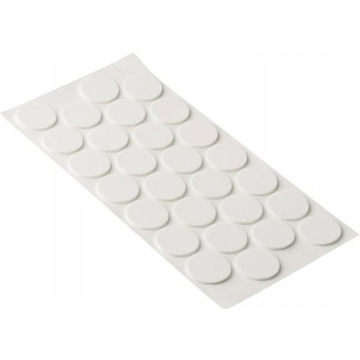 Walteco Protiskluzové podložky EVA, průměr 28mm, samolepicí, bílé, 28 ks , 85078 – Zboží Mobilmania