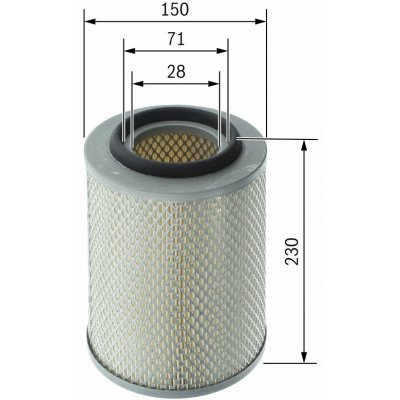 Vzduchový filtr BOSCH F 026 400 761 – Hledejceny.cz