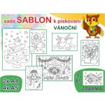 Radost v písku Sada šablon vel. M vánoční – Zboží Dáma