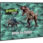 Desky na číslice Dinosaurus – Zboží Mobilmania