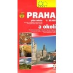 Praha a okolí 1:20 000 plán města – Hledejceny.cz