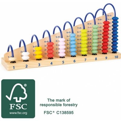 Small Foot Dřevěné počítadlo Profi 2 – Zboží Mobilmania