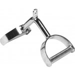 Gorilla Sports Široká veslařská rukojeť, chrom – Zboží Dáma