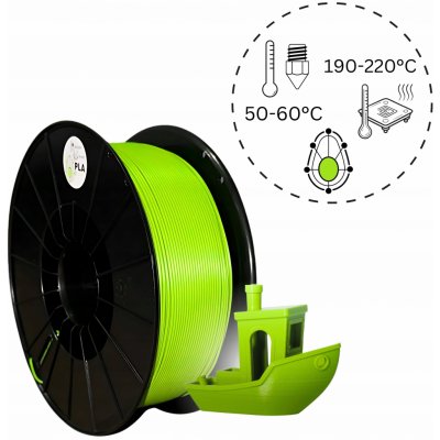 Nanocaddo PLA 1,75 mm 1000 g zelený – Zboží Živě