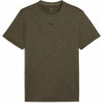 Puma TAD ESSENTIALS HEATHER CAT TEE Pánské triko khaki – Hledejceny.cz