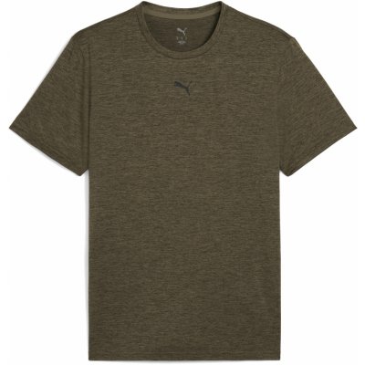 Puma TAD ESSENTIALS HEATHER CAT TEE Pánské triko khaki – Hledejceny.cz