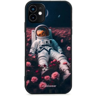 Pouzdro Mobiwear Glossy Apple iPhone 11 - G002G Astronaut v růžích