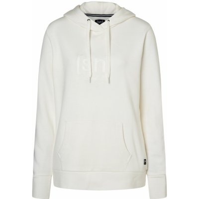 Dámská merino mikina Signature hoodie fresh white