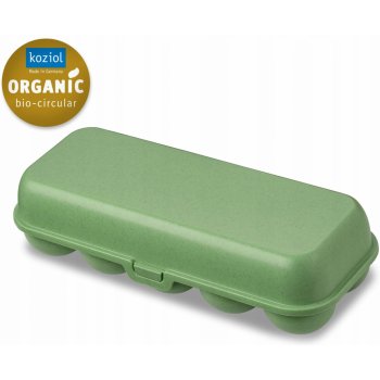 Koziol EGG box na 10 ks vajíček Organic zelený