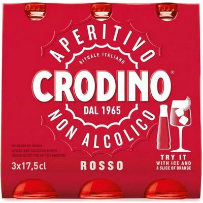 Crodino Rosso aperitivo 3 x 175 ml – Hledejceny.cz