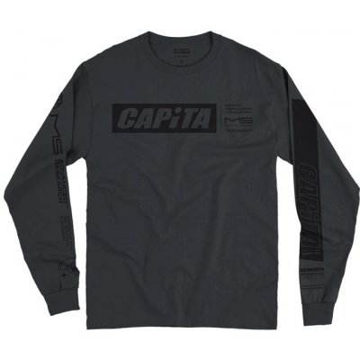 Capita triko Mothership Long Sleeve Tee Charcoal