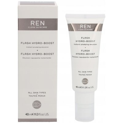 Ren Clean Skincare Face Flash Hydro-Boost Instant Plumping emulze 40 ml