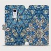 Pouzdro a kryt na mobilní telefon Xiaomi Pouzdro Mobiwear parádní flip Xiaomi Redmi Note 4 Global - V108P Modré mandala květy