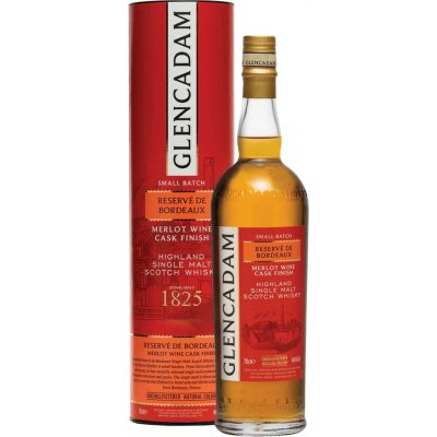 Glencadam Reserve de Bordeaux Merlot Wine Cask Finish 46% 0,7 l (tuba) – Hledejceny.cz