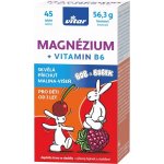 Vitar Kids Magnézium+B6 malina-višeň 45 tablet – Hledejceny.cz