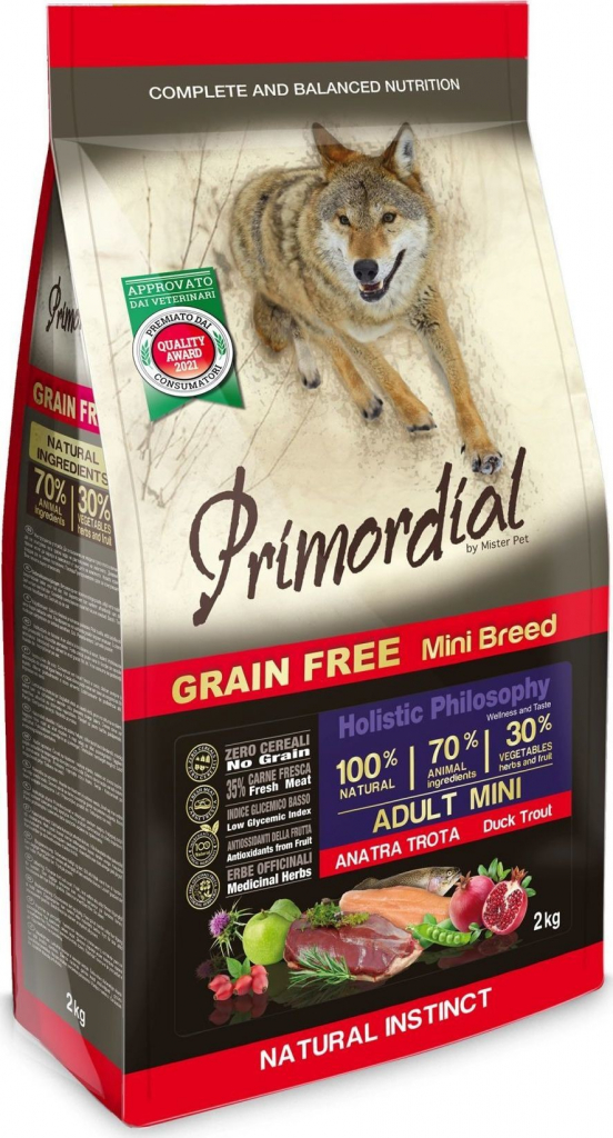 Primordial Adult Grain Free Trout & Duck 2 kg