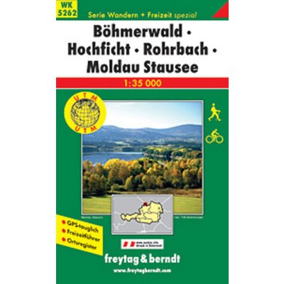 Turistická mapa F&amp B 5262 Böhmerwald-Hochficht-Rohrbach 1:35 000 – Zboží Mobilmania