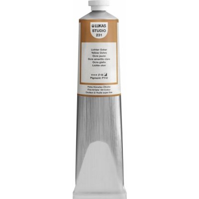 Lukas Studio Aluminium Tube olejová barva yellow ochre 200 ml 1 ks – Hledejceny.cz