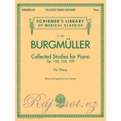 BURGMÜLLER Collected Studies For Piano, Op.100, Op.105, Op.109