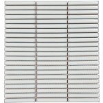 The Mosaic Factory bílá lesklá Kit-Kat 1,2 x 9,2 cm FIN 1ks – Sleviste.cz