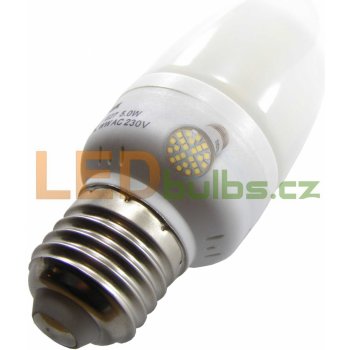 Immax Led E27 230V C35 36 SMD5050 5W TB 450lm Mléčné sklo 08025L