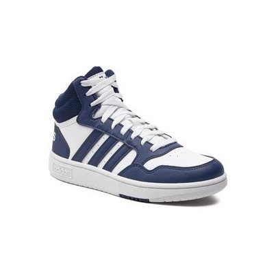 adidas Hoops Mid IG3717 Ftwwht/Dkblue/Dkblue – Zbozi.Blesk.cz