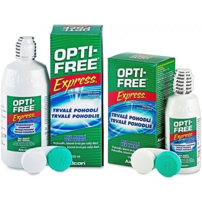 Alcon Opti-Free Express 355 ml + Opti-Free Express 120 ml – Zboží Mobilmania