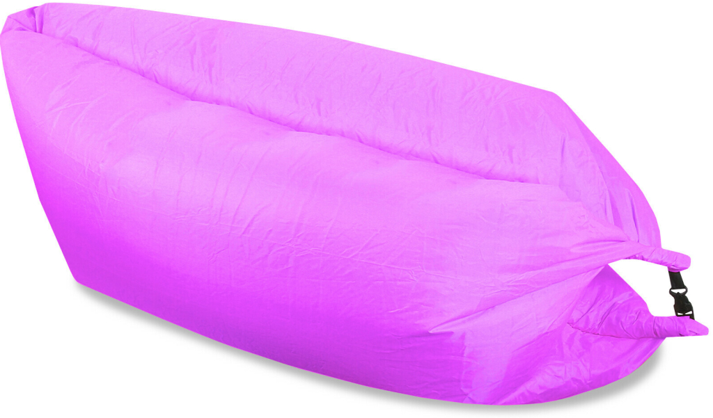 Aga nafukovací vak Lazy Bag 200 x 70 cm fialový
