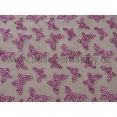 susenerostliny.cz vánoční organza B180 fialová 36cm x 10y – Hledejceny.cz