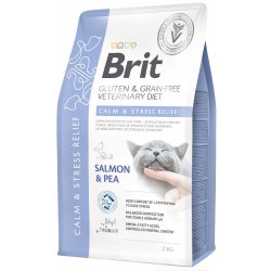 Brit Veterinary Diets Cat GF Calm & Stress Relief 2 kg