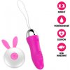 VšeNaSex.cz Bezdrátové vibrační vajíčko USB Wireless Rabbit Dildo růžové