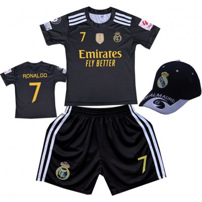 Numberoplus dětský fotbalový dres Komplet Real Madrid AWAY - Cristiano Ronaldo CR7 – Zboží Dáma
